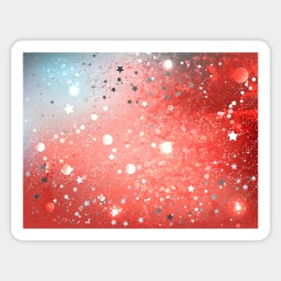 Textural Coral Background Sticker